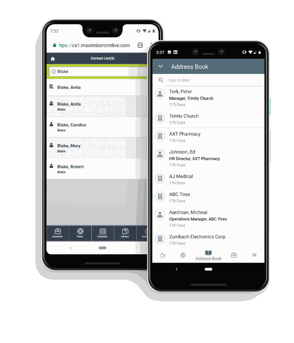 Gebruik Maximizer mobiel via uw browser of de app Maximizer via browser of app